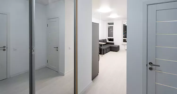 Modern Mirrored Closet Doors Repair in Santa Clara, CA